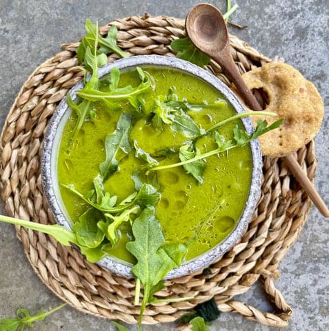 Gaspacho vert à l'huile d'olive 