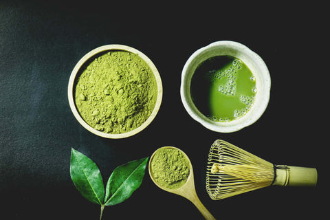 matcha, matcha powder, green tea powder, matcha set