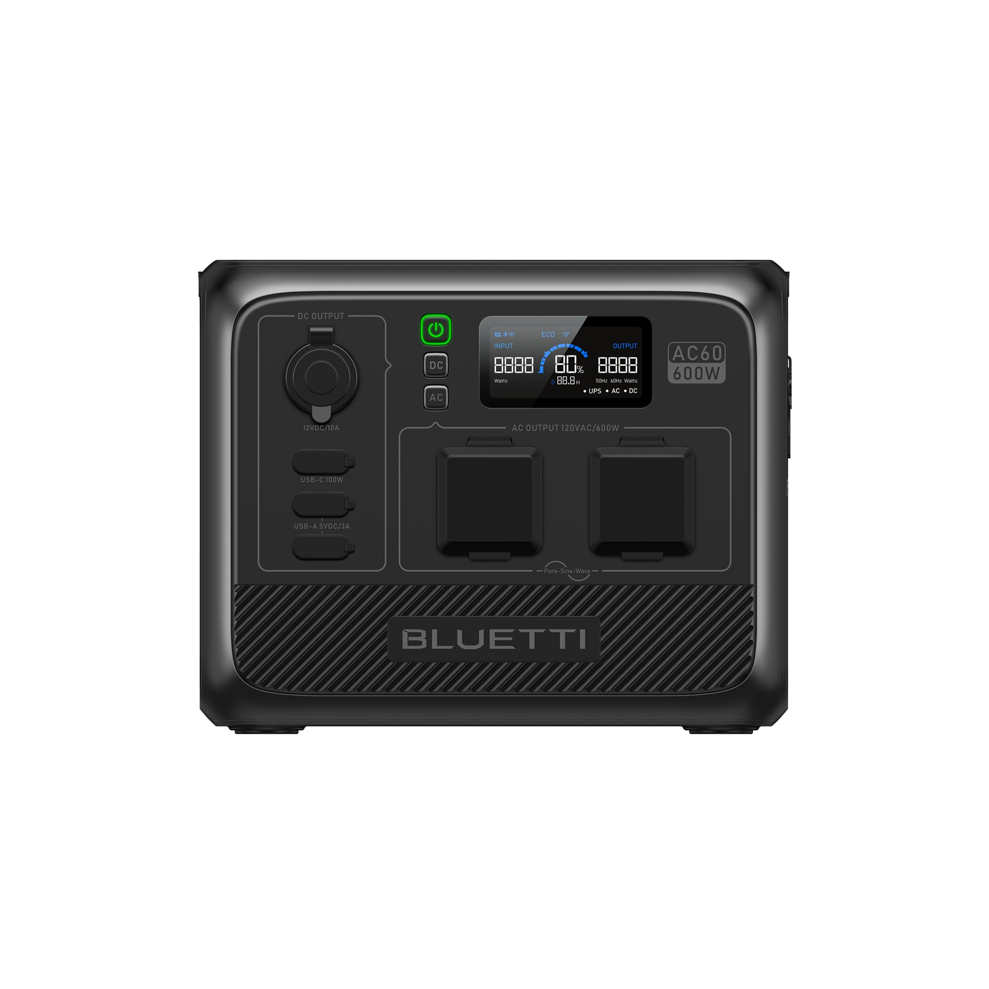 BLUETTI AC60 Portable Power Station / 600W 403Wh, AC60 / 600W, 403Wh Power Station