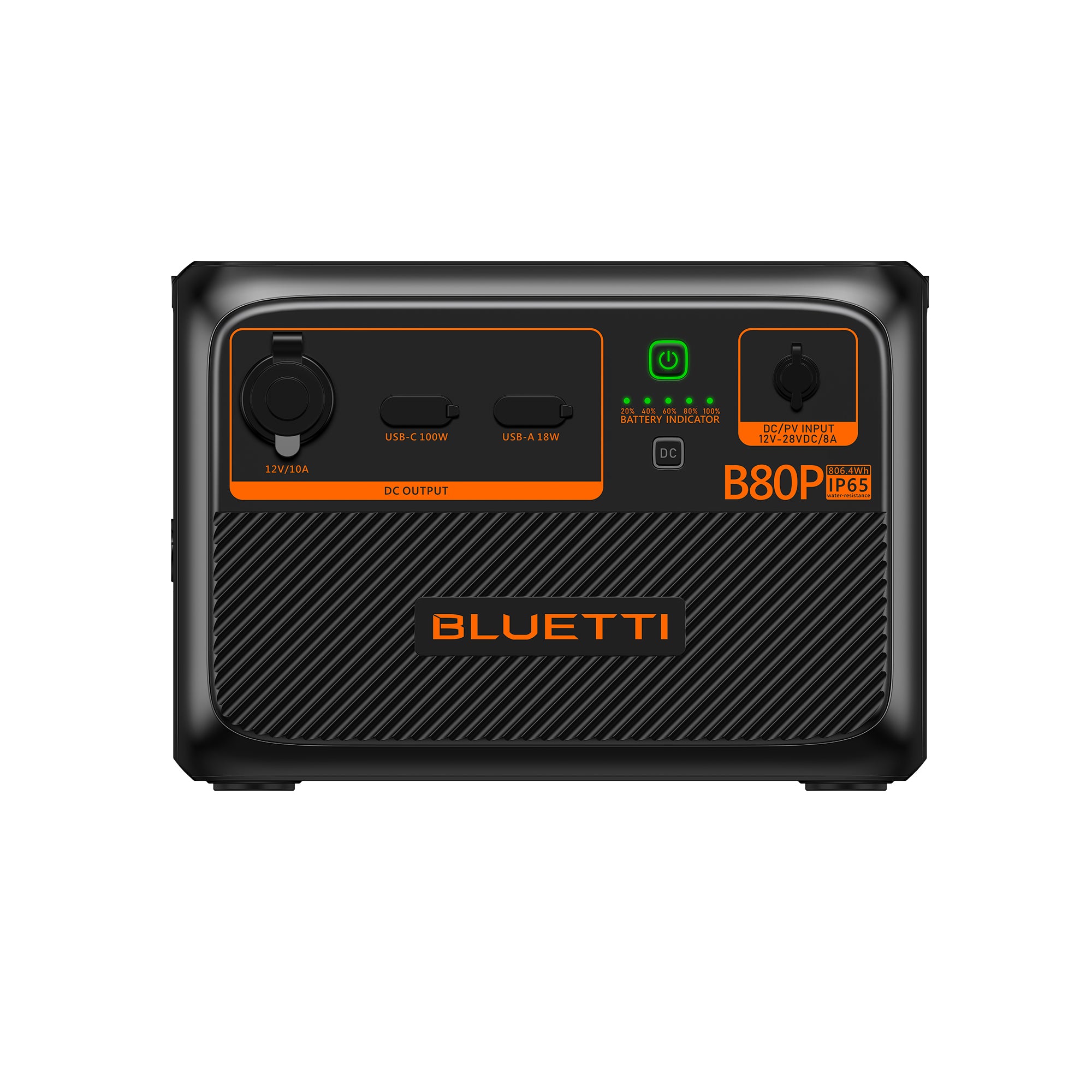BLUETTI B80 Expansion Battery / 806Wh / 12-Volt Rechargeable Lithium-Ion Battery Pack:Solar Power, Utility Power, Car Charging B80P / 806Wh Expansion