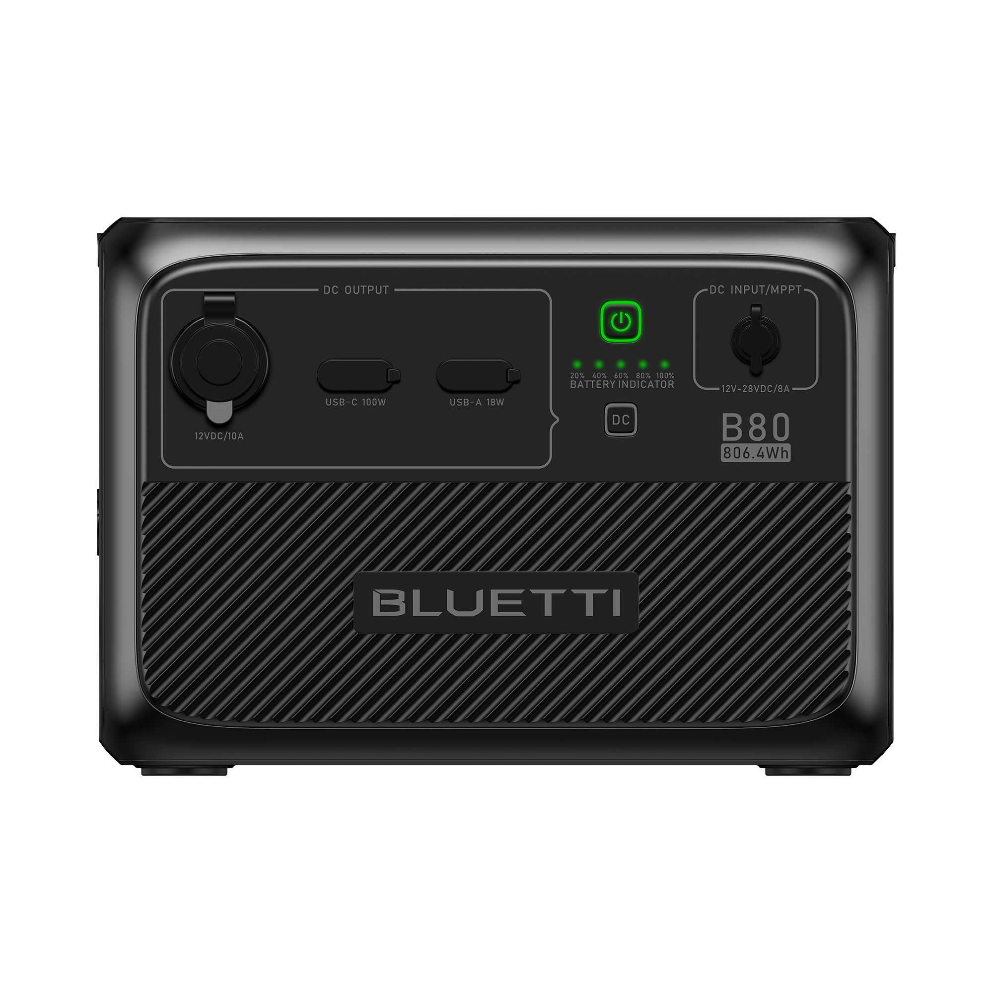 BLUETTI B80 Expansion Battery / 806Wh / 12-Volt Rechargeable Lithium-Ion Battery Pack:Solar Power, Utility Power, Car Charging B80 / 806Wh Expansion
