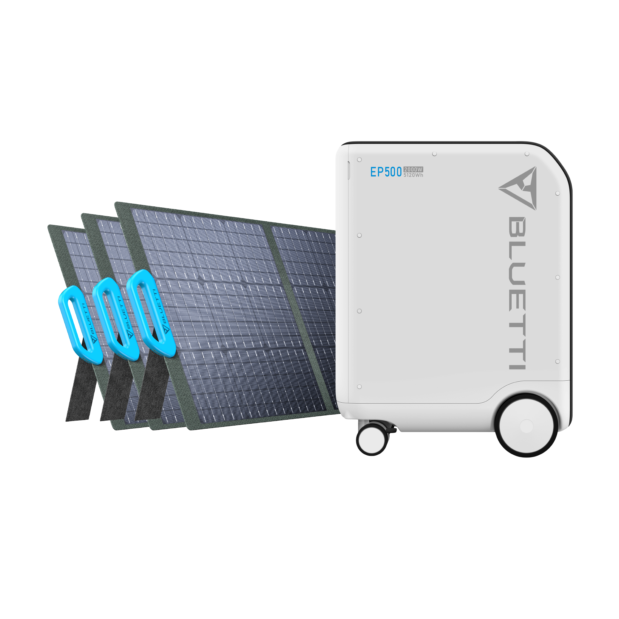 Bluetti EP500 Power Station+3*PV200 Solar Panel