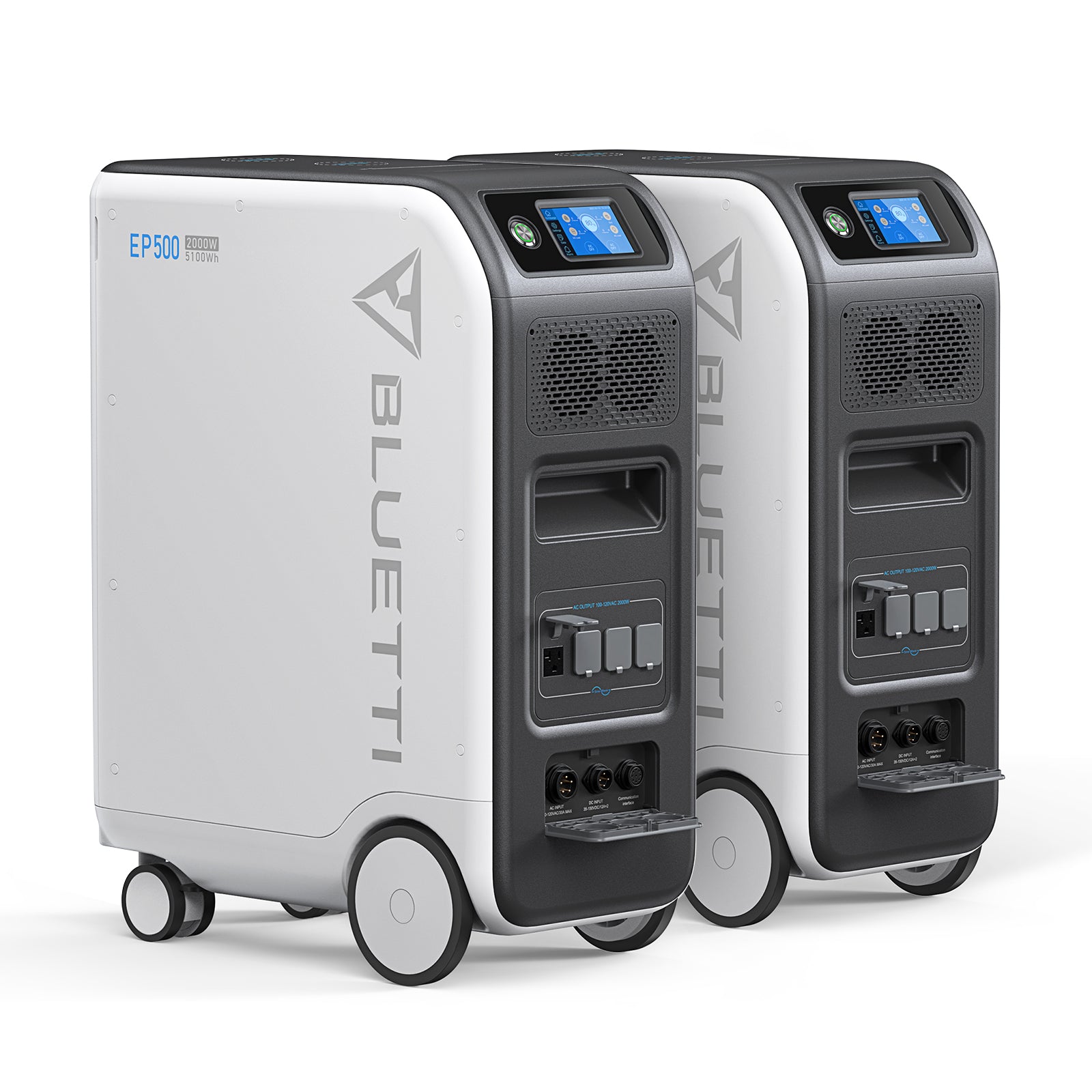 BLUETTI EP500 Backup Home Energy Storage System 2*EP500 / 4000W, 10200Wh Power Station