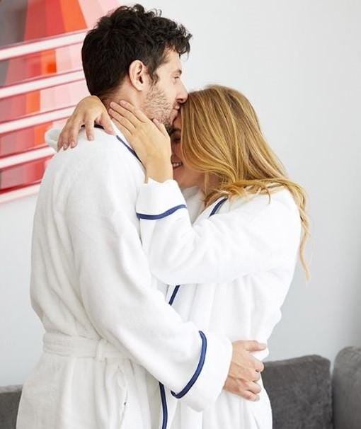 customized bathrobe for couple