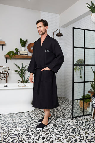 monogram robe