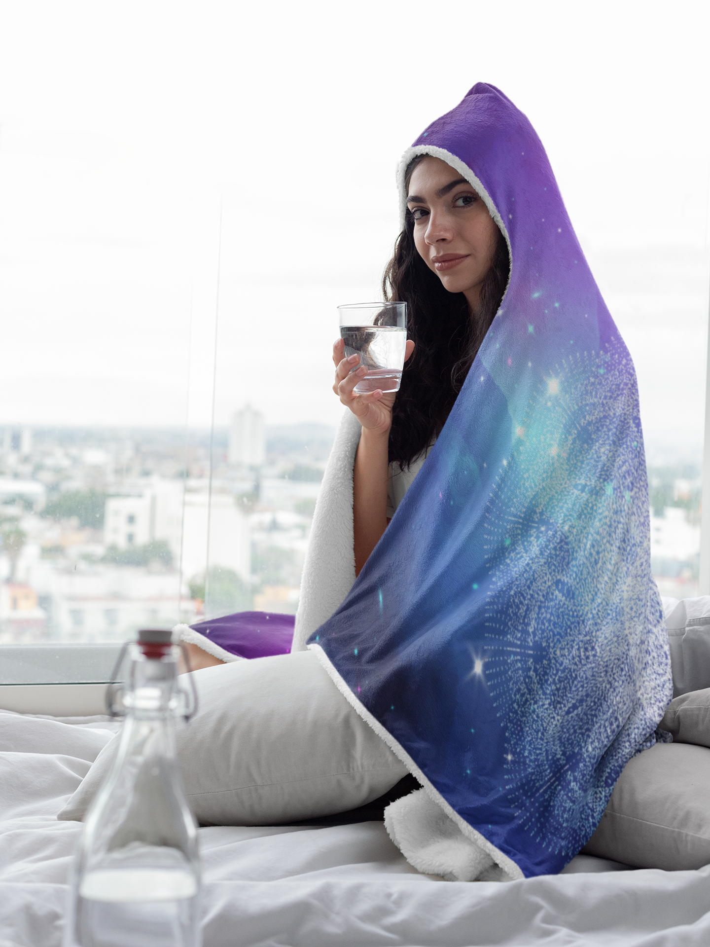 Download Quantum Galaxy Hooded Blankets Psychedelic Hoods