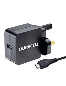 Duracell Accessory UK Fast Charger Power Adapter and Micro USB cable Bundle Black Brand New