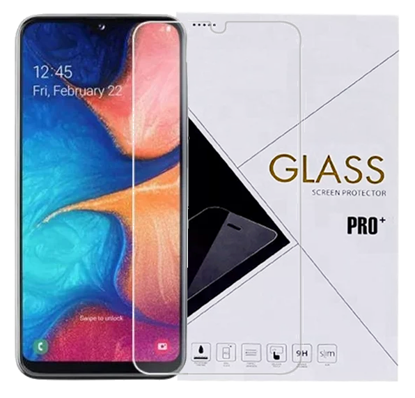 Glass Pro Plus Samsung Galaxy A20E Tempered Glass Screen Protector Clear Brand New