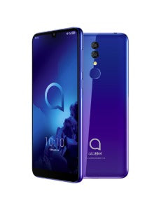 Alcatel 3 (2019) Blue Purple Gradient Dual SIM (Unlocked) 32GB Good