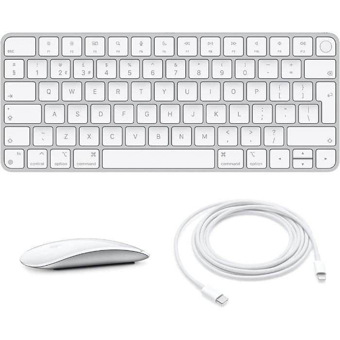 Apple Accessory Magic Keyboard with Touch ID and Mouse Bundle Silver Brand New