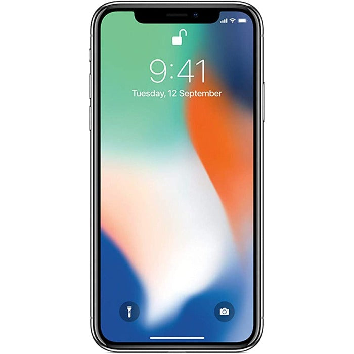 Apple iPhone X Silver Unlocked 64GB Fair