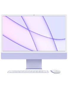 Apple iMac (2021) 4 Ports 24 8 Core 3.2GHz 512GB 8GB - British English Purple Pristine