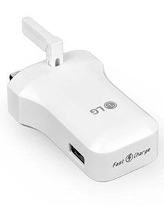 LG Accessory UK 3 Pin USB Power Adapter White Brand New