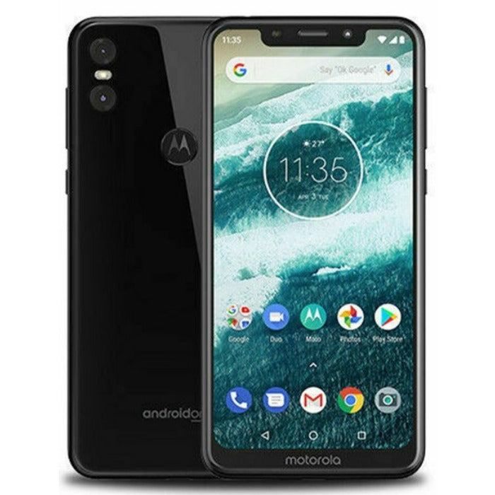 Motorola One Black Dual SIM (Unlocked) 64GB Good