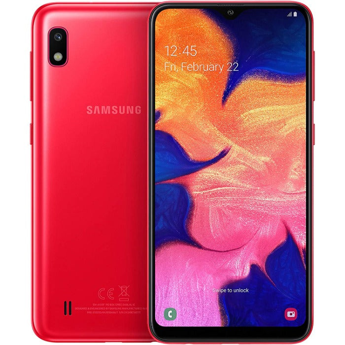 Samsung Galaxy A10 Red Dual SIM (Unlocked) 32GB Fair