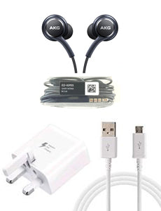 Samsung Accessory UK Power Adapter and Type C USB cable with 3.5mm AKG Headphones Bundle NA Brand New