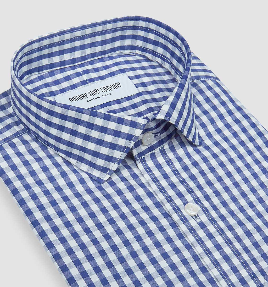 Buy Blue White Check Shirts For Men | Men's Blue White Check Shirts ...