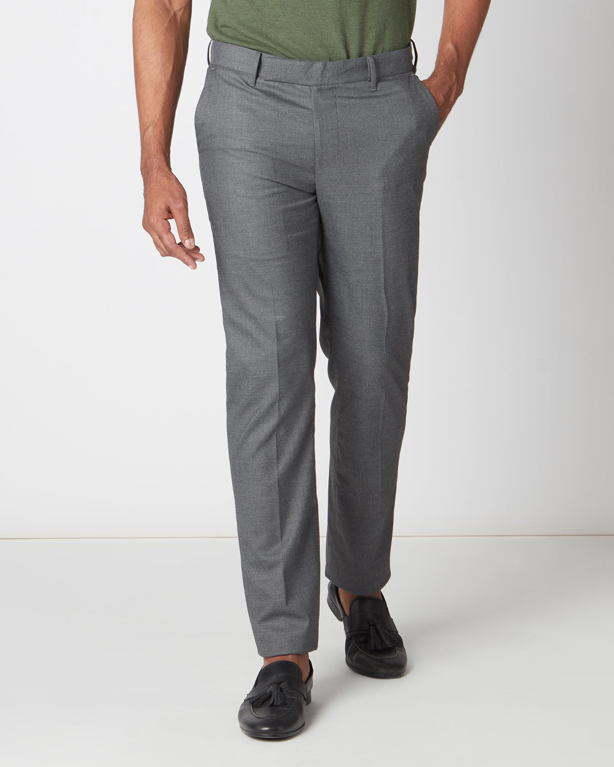 Verve Neapolitan Dress Pants - Grey – Bombay Shirt Company