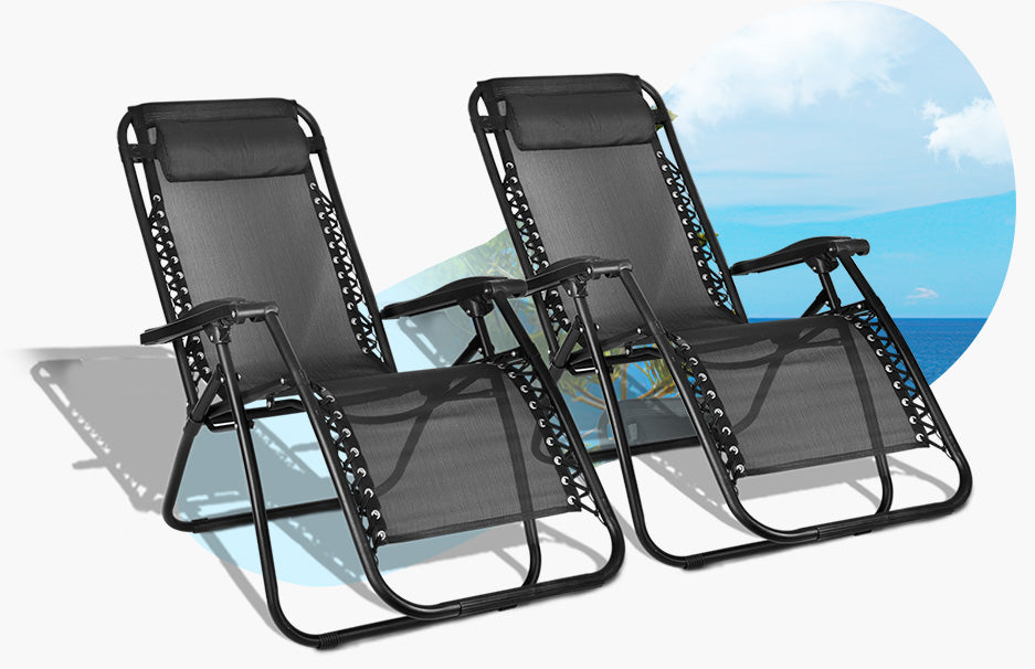 PERRTWDLF 2023 Garden Sun Loungers - Reclining Garden Chairs