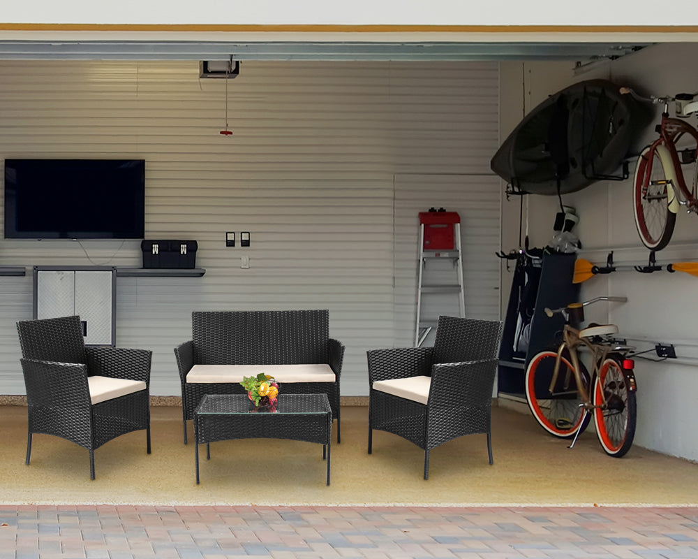 Store Rattan Furniture in a Garage or Shed