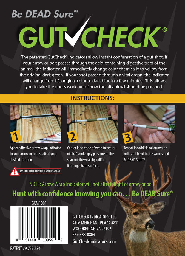 Gutcheck Indicators® Deer Family Wraps (2-Pack Bundle) includes FREE Shipping