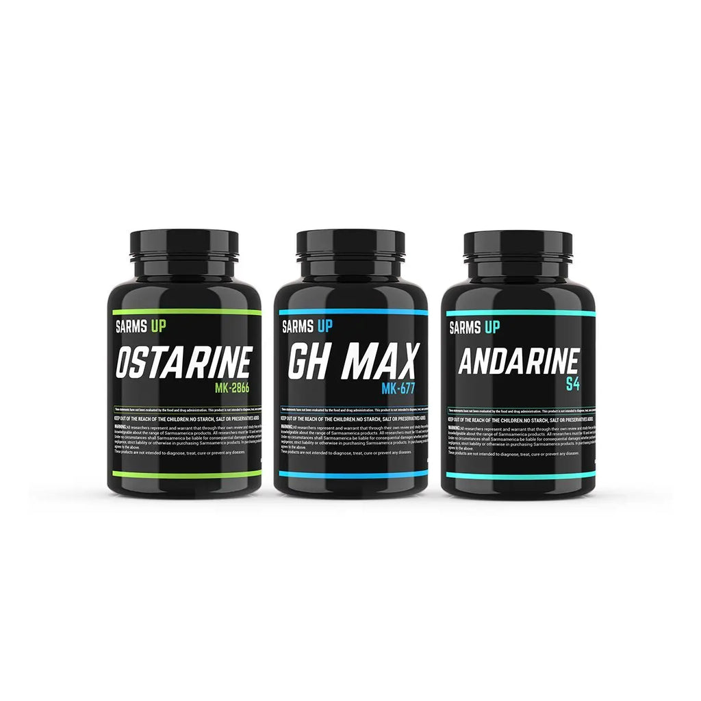 The 3 Sarms Up Products with a Punch- Andro Max LGD-4033, Andarine S4 & GH MAX MK-677 | Sarmsup.co