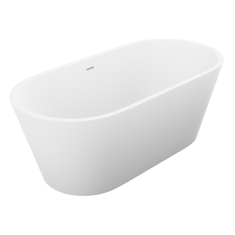 FT-AZ8418 - ANZZI Tuasavi 5.6 ft. Solid Surface Center Drain 