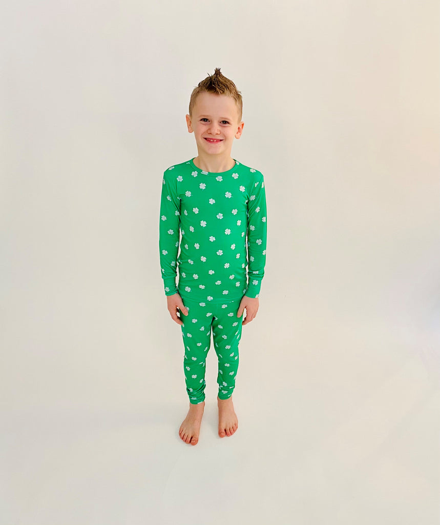 Shamrock Two-Piece Bamboo Viscose Pajama Set – LaLaLogan