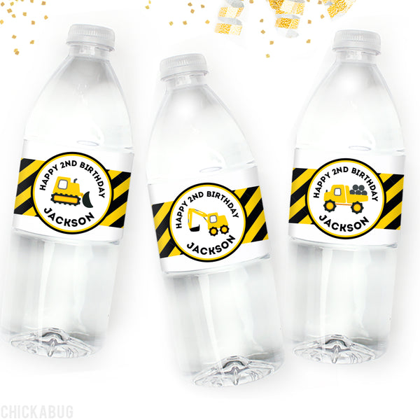 Race Car Fuel Birthday Water Bottle Labels – Chickabug