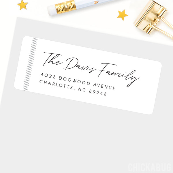 Gold and White Striped Return Address Labels Printable  Wedding address  labels, Christmas address labels, Address labels