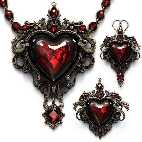 Romantic gothic jewellery