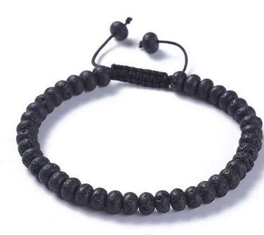 black beads bracelet for men 