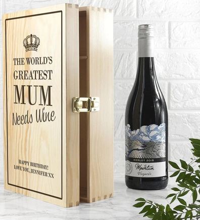 Personalised wine box
