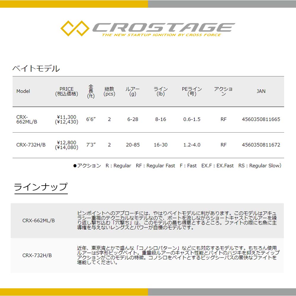 三代目クロステージ ボートシーバス