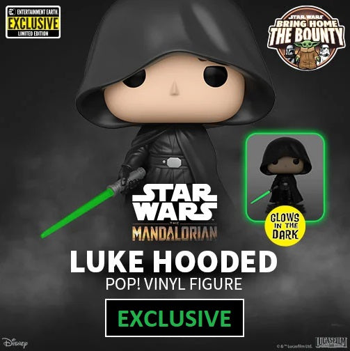 Funko Pop! Star Wars: The Mandalorian Luke Glow-in-the-Dark Exclusive 501