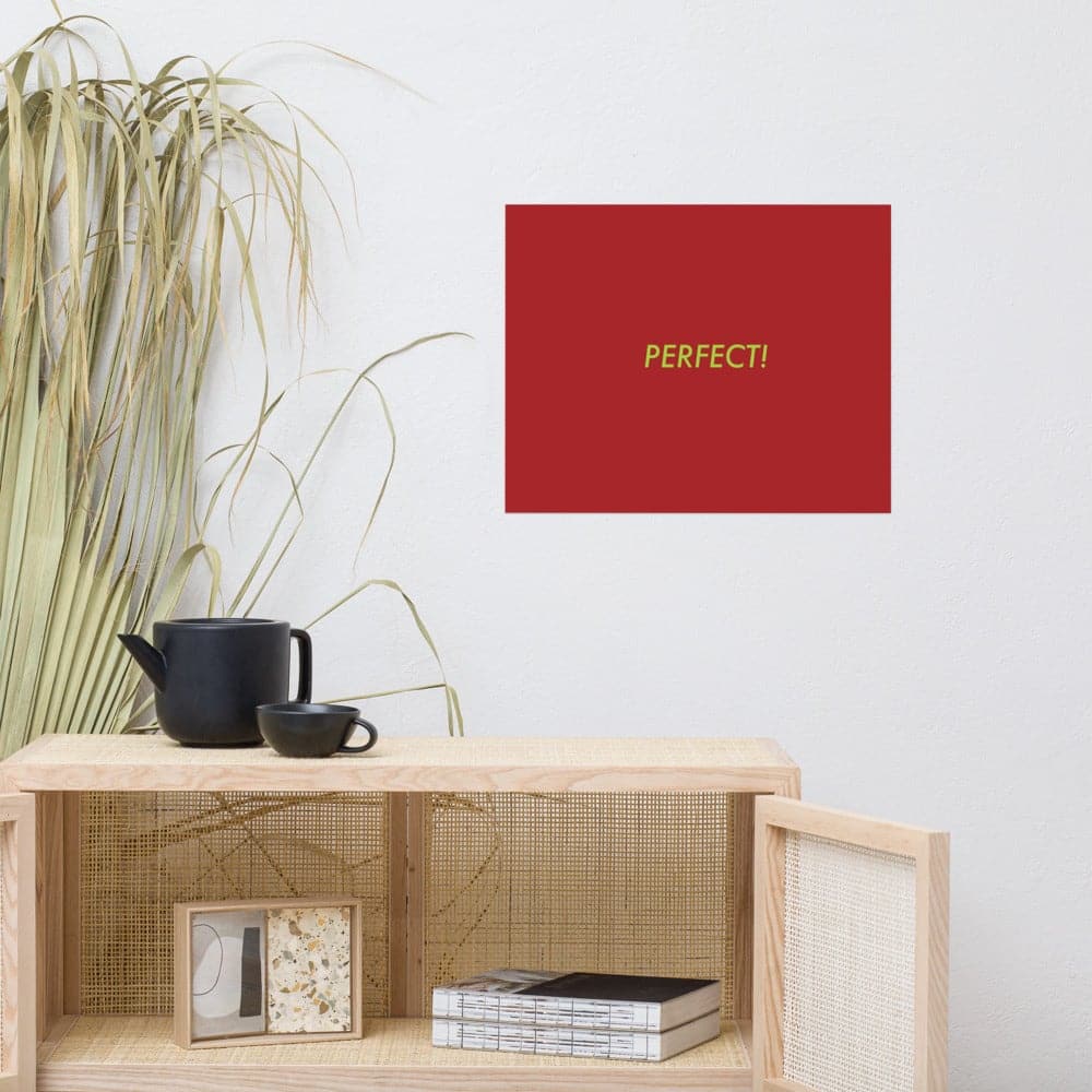 Perfect! (#2)- Museum-quality Poster: giclée print on archival, acid-free paper