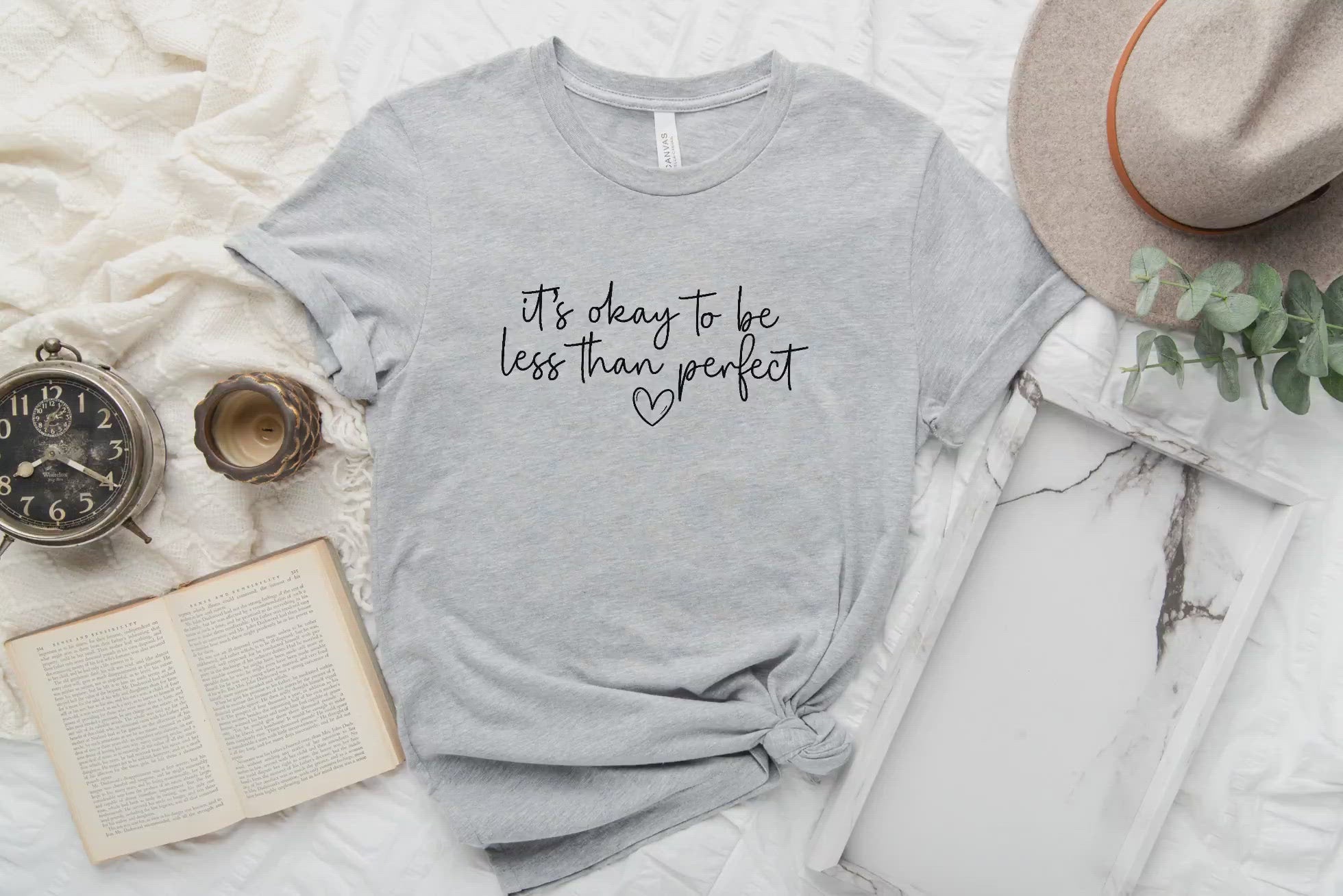 It's okay to be less than perfect Short Sleeve Tshirt