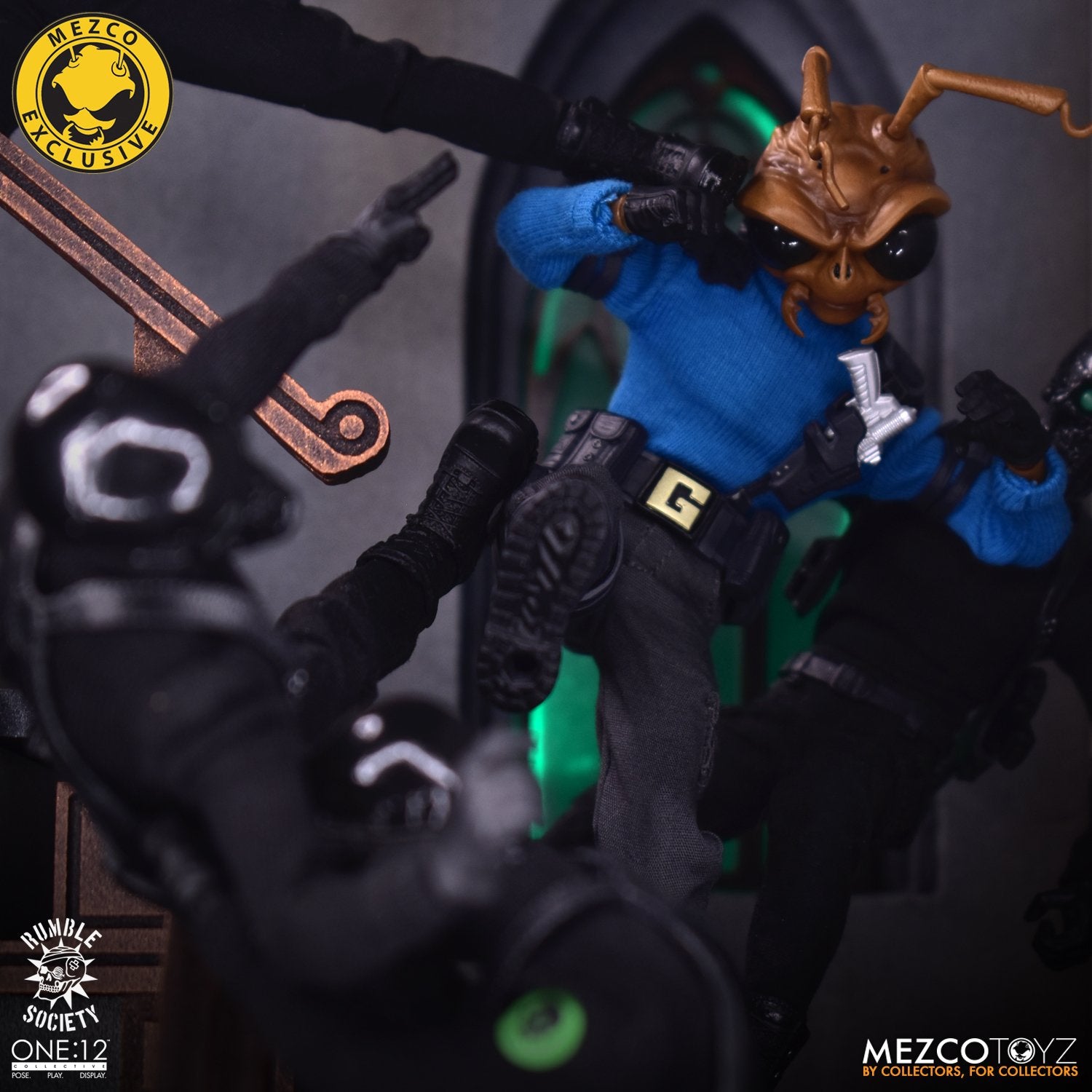 mezco one 12 メズコ ワンblack skullsブラックスカル新品 www