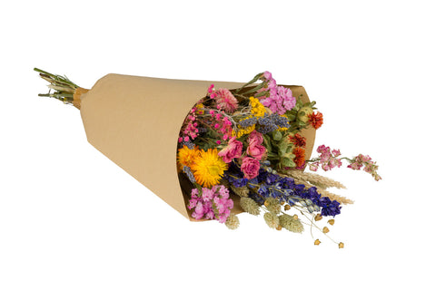 multicoloured-dried-bouquet