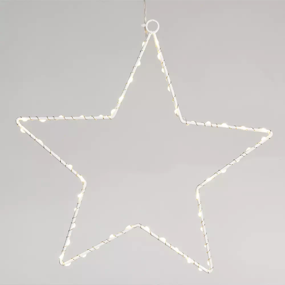 metal star led light 30cm3