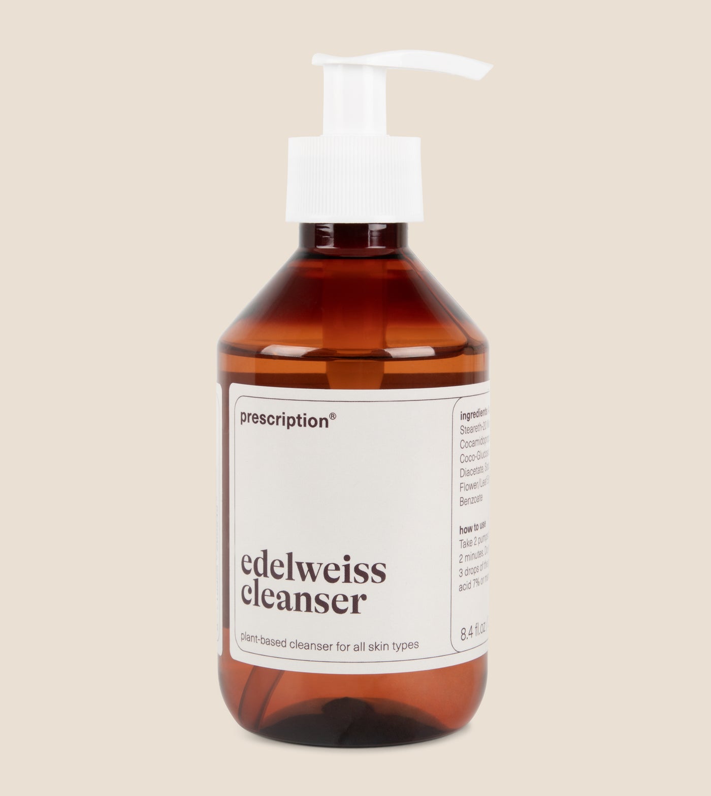 Prescription beauty - Vegan gezichtscleanser -250 ML –  prescription-beauty.com