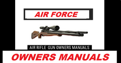 Air Force Air Rifle Gun Owners Manuals