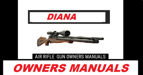 Diana Air Rifle Gun Owners Manuals  Exploded Diagrams Service Maintenance And Repair