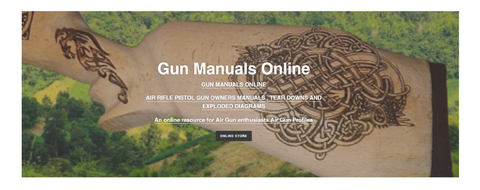 Gun Manuals Online GUN MANUALS ONLINE  AIR RIFLE PISTOL GUN OWNERS MANUALS , TEAR DOWNS AND EXPLODED DIAGRAMS  An online resource for Air Gun enthusiasts.​Air Gun Profiles