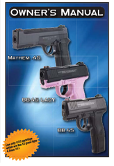 AFTERMATH CO2 BB PISTOL OWNERS MANUALS AND EXPLODED BREAKDOWN DIAGRAMS