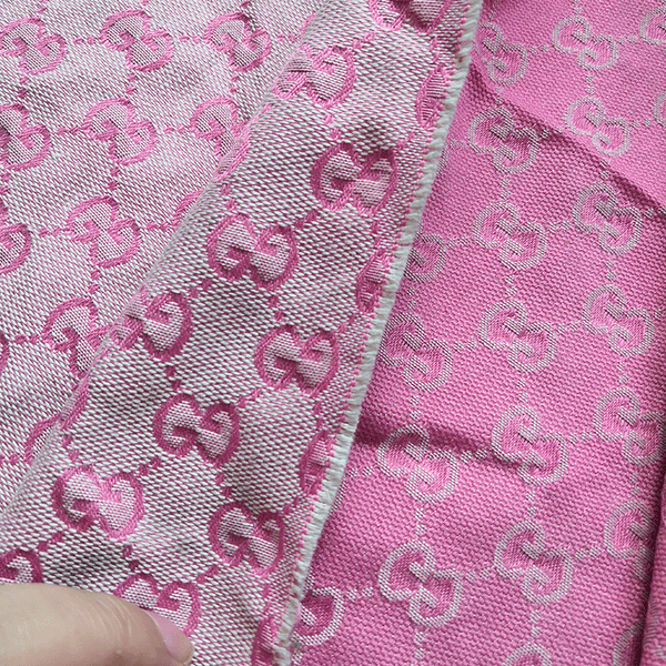 pink gucci material