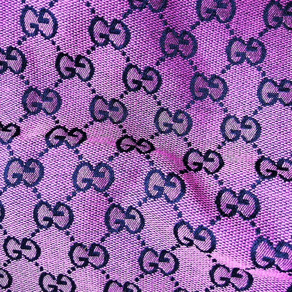 G13 Jacquard Fabric Black and Pink – FabricViva