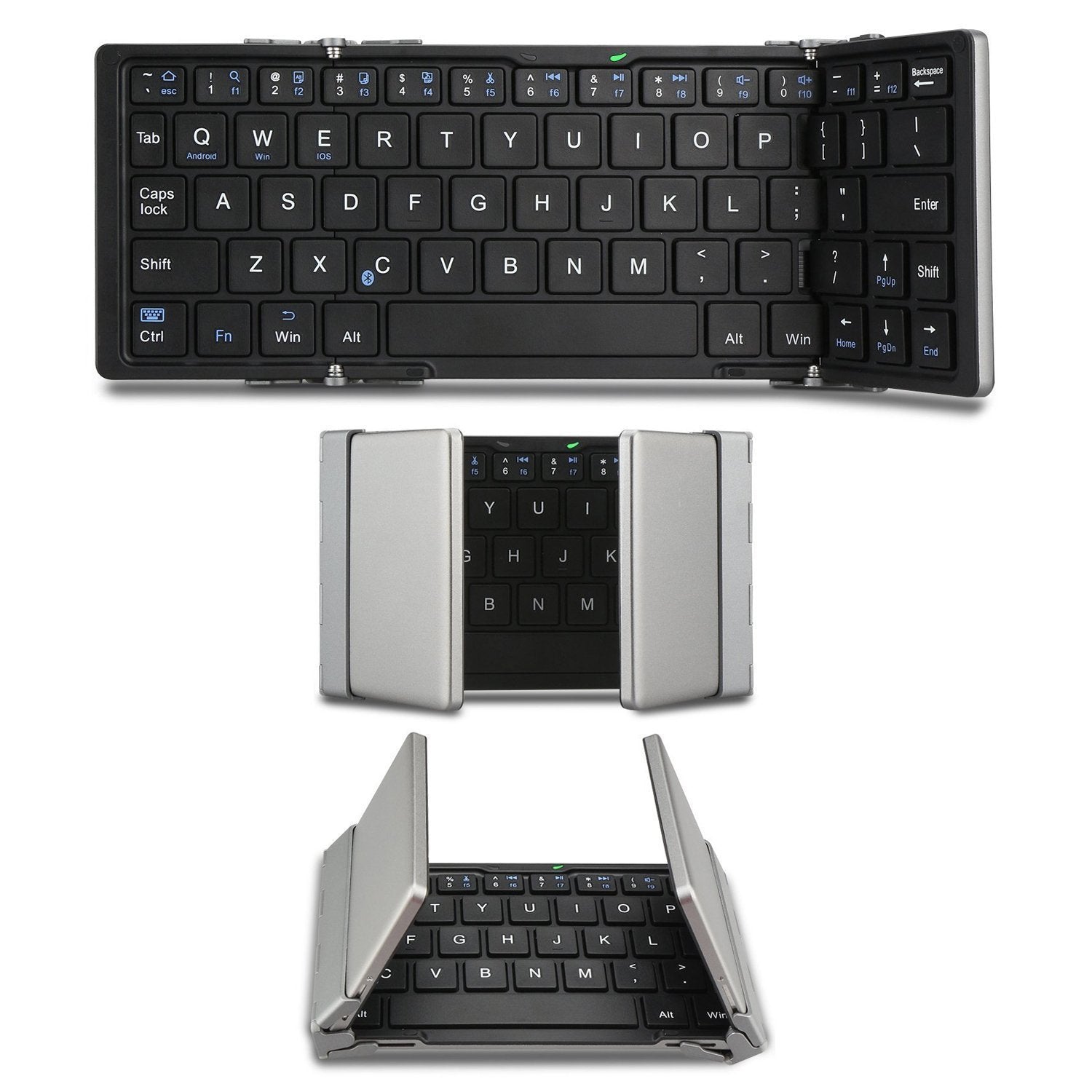 Cooper Optimus Folding Portable Travel Bluetooth Tablet Keyboard ...