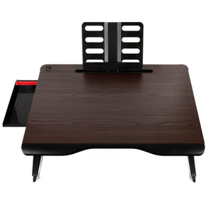 Cooper Desk PRO Leather Folding Laptop Desk with Adjustable Height & Tilt  Angles