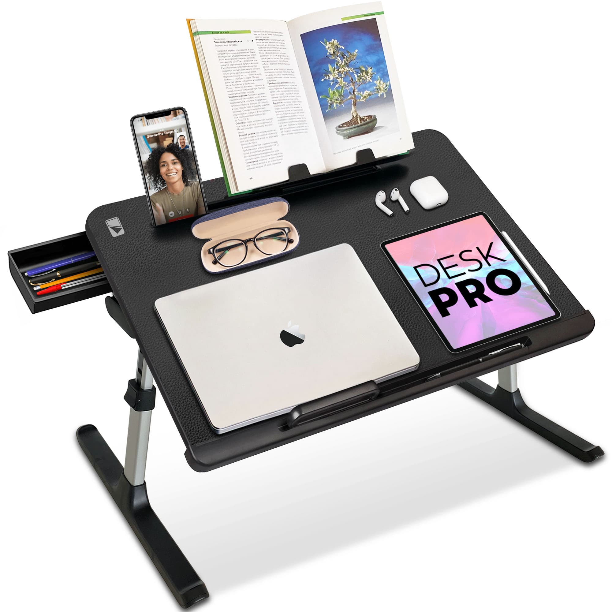 tilting laptop desk